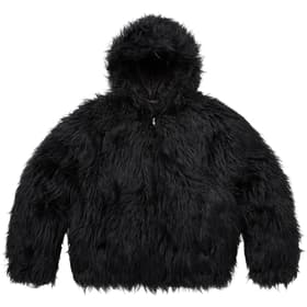 Supreme Y’s Faux Fur WINDSTOPPER Hooded Bomber Jacket Black