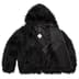 Supreme Y’s Faux Fur WINDSTOPPER Hooded Bomber Jacket - Black (front)