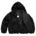 Supreme Y’s Faux Fur WINDSTOPPER Hooded Bomber Jacket - Black (front)