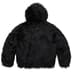 Supreme Y’s Faux Fur WINDSTOPPER Hooded Bomber Jacket - Black (front)