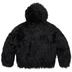 Supreme Y’s Faux Fur WINDSTOPPER Hooded Bomber Jacket - Black (front)