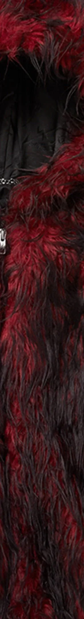 Supreme Y’s Faux Fur WINDSTOPPER Hooded Bomber Jacket - Red (front)