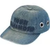 Supreme Y’s Grommet 6-Panel - Washed Blue (front)