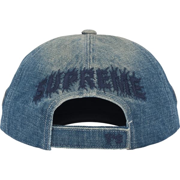 Supreme Y’s Grommet 6-Panel - Washed Blue (front)