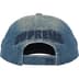 Supreme Y’s Grommet 6-Panel - Washed Blue (front)