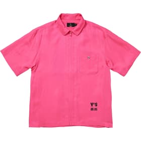 Supreme Y’s Silk Zip Up S/S Shirt Pink