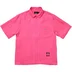 Supreme Y’s Silk Zip Up S/S Shirt - Pink (front)