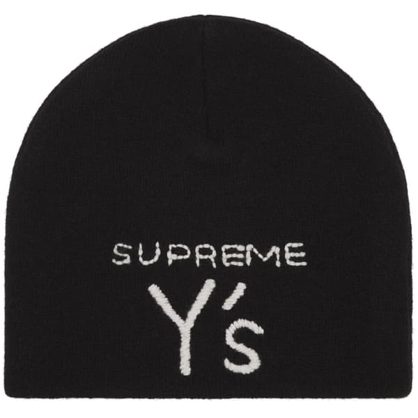 Supreme Y’s Skull Beanie - Black (front)