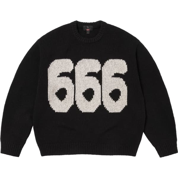 Supreme Y’s Sweater - Black (front)