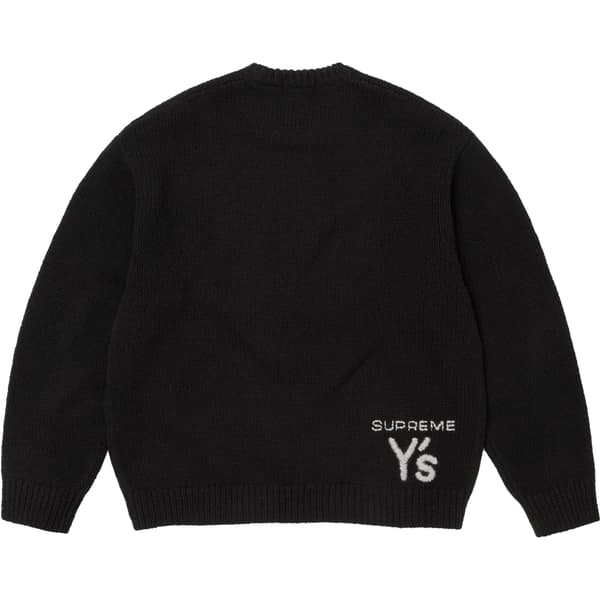 Supreme Y’s Sweater - Black (front)