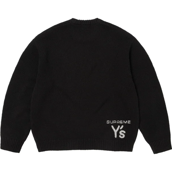 Supreme Y’s Sweater - Black (front)
