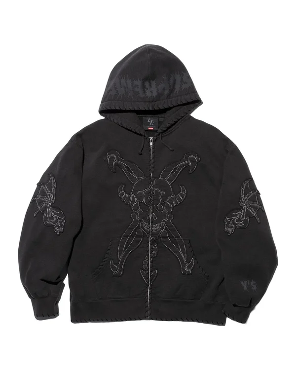 Supreme Y’s Zip Up Hooded Sweatshirt - Product Image