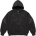 Supreme Y’s Zip Up Hooded Sweatshirt - Black (front)