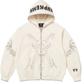 Supreme Y’s Zip Up Hooded Sweatshirt White