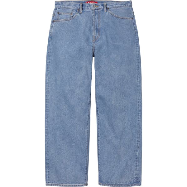 Supreme Zoo York Baggy Jean - Washed Indigo (front)