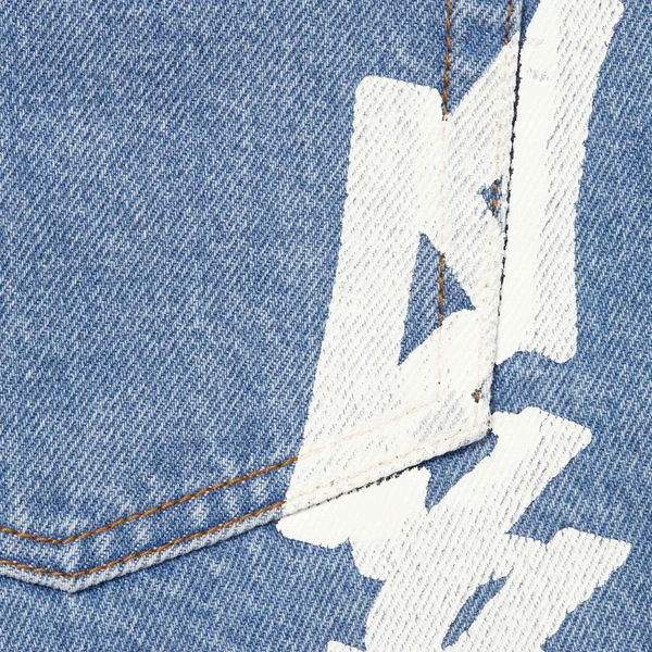 Supreme Zoo York Baggy Jean - Washed Indigo (front)