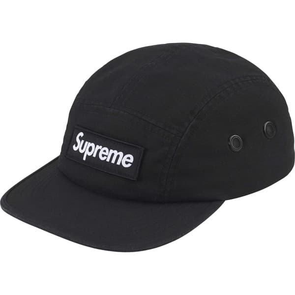Supreme Zoo York Camp Cap - Black (front)