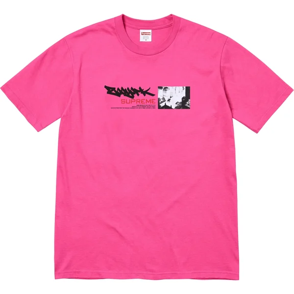 Supreme Zoo York Dynasty Tee - Fuchsia (front)