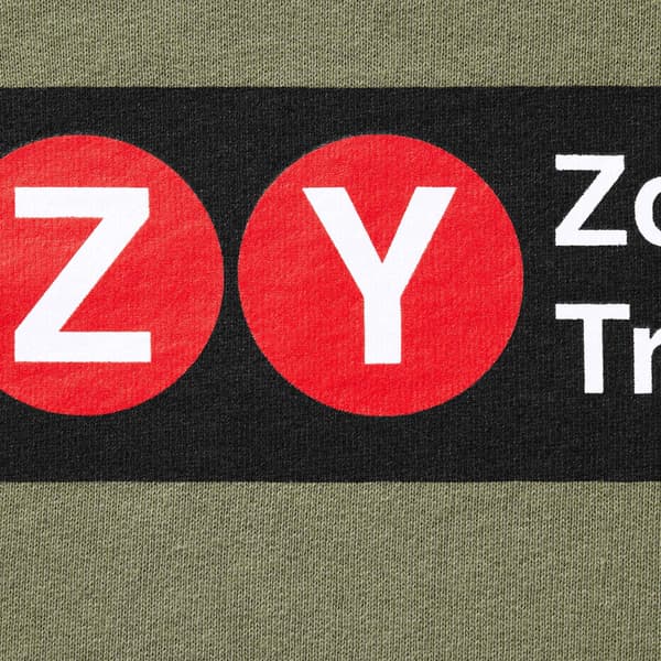 Supreme Zoo York Hooded Sweatshirt - Light Olive (front)