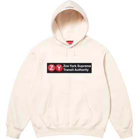 Supreme Zoo York Hooded Sweatshirt Natural