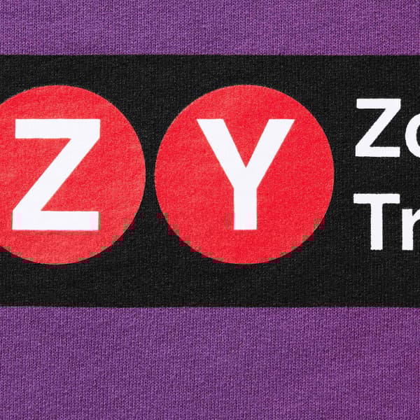 Supreme Zoo York Hooded Sweatshirt - Purple (front)