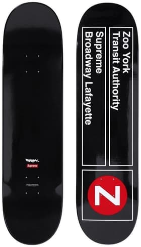 Supreme Zoo York Skateboard 8.25" x 32"