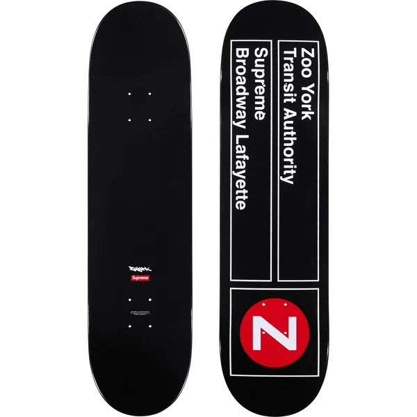 Supreme Zoo York Skateboard - 8.25" x 32" (front)