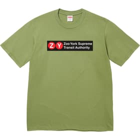 Supreme Zoo York Transit Tee Moss