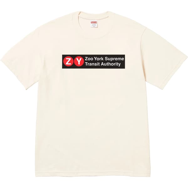 Supreme Zoo York Transit Tee - Natural (front)