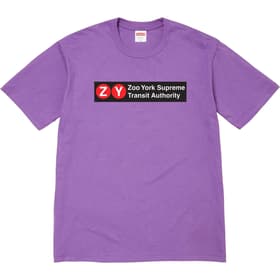 Supreme Zoo York Transit Tee Purple