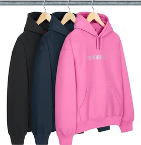Supreme Swarovski Motion Logo Hooded Sweatshirt