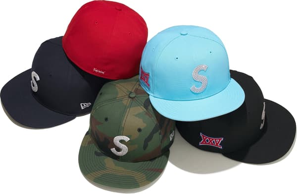 Supreme Swarovski S Logo New Era - Product Image