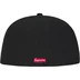 Supreme Swarovski S Logo New Era - Black (front)