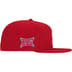 Supreme Swarovski S Logo New Era - Red (front)