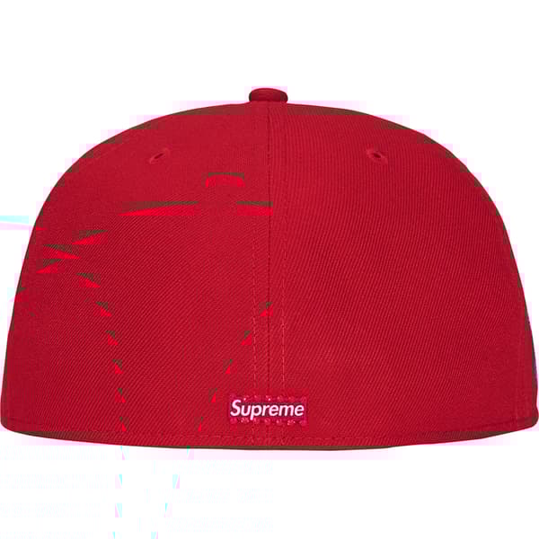 Supreme Swarovski S Logo New Era - Red (front)