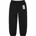 Supreme $ Sweatpant - Black (front)