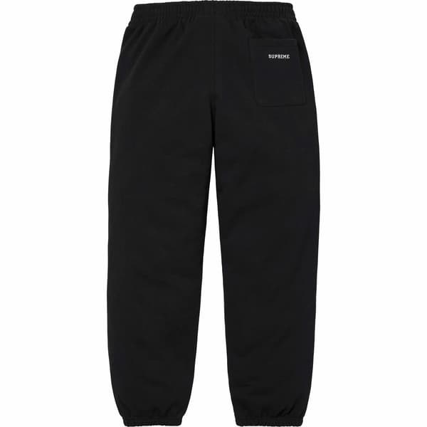 Supreme $ Sweatpant - Black (front)