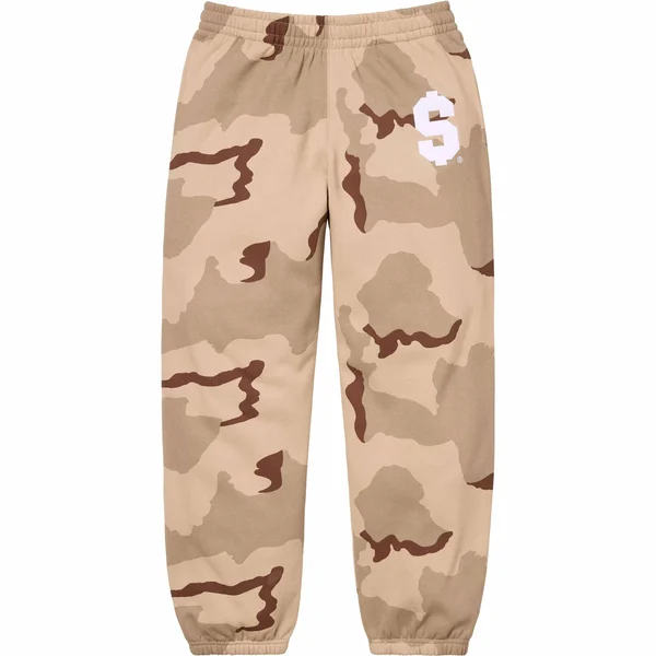 Supreme $ Sweatpant - Desert Camo (front)