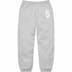 Supreme $ Sweatpant - Heather Grey (front)