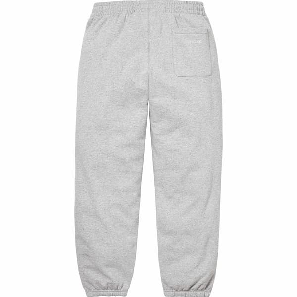 Supreme $ Sweatpant - Heather Grey (front)