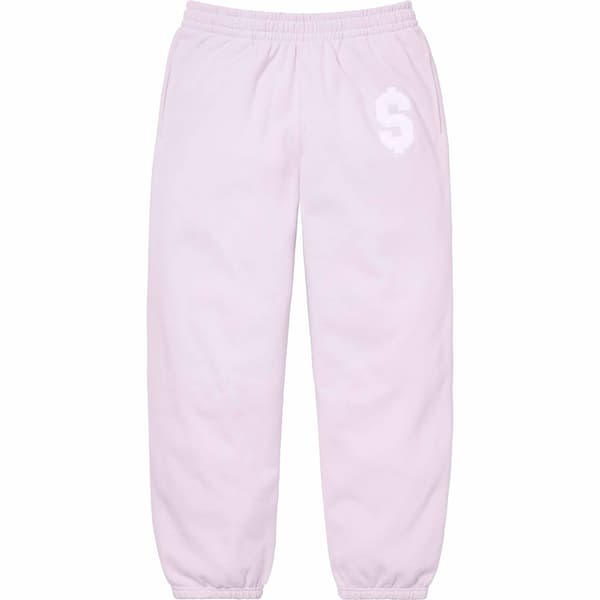 Supreme $ Sweatpant - Light Purple (front)