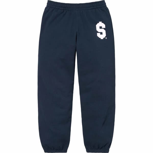 Supreme $ Sweatpant - Navy (front)