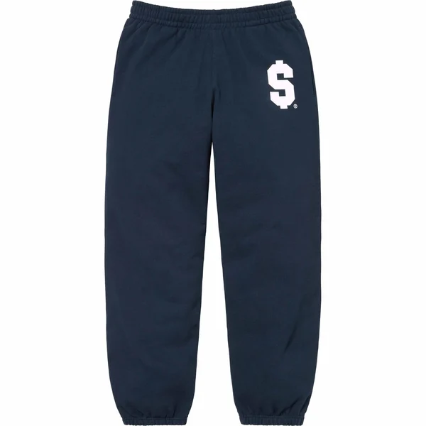 Supreme $ Sweatpant - Navy (front)
