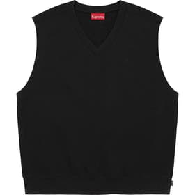 Supreme Sweatshirt Vest Black