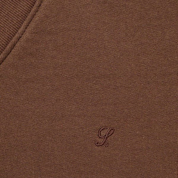Supreme Sweatshirt Vest - Brown (front)