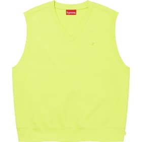 Supreme Sweatshirt Vest Lime