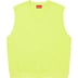 Supreme Sweatshirt Vest - Lime (front)