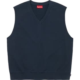 Supreme Sweatshirt Vest Navy
