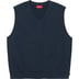 Supreme Sweatshirt Vest - Navy (front)