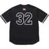 Supreme Swords Baseball Jersey - Black (front)